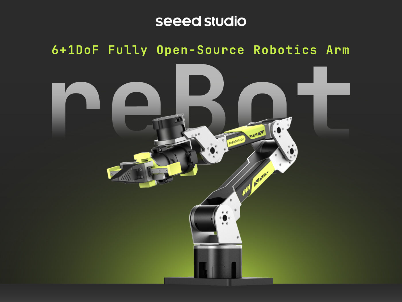Seeed reBot Arm B601-DM Assembled Kit with Gripper (Without Power Supply)