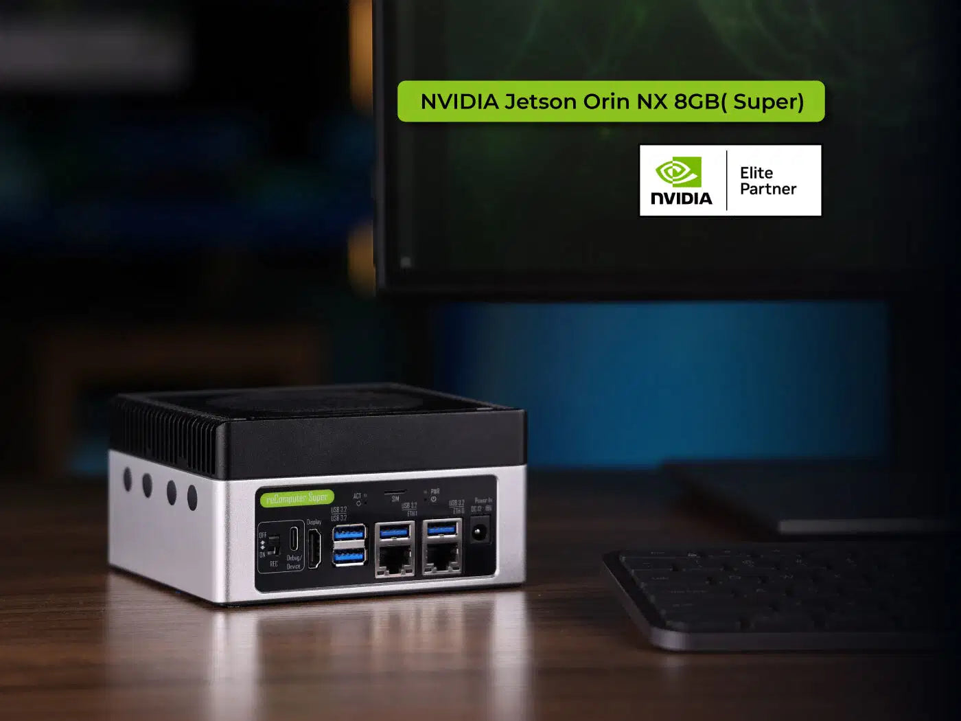 Seeed Studio reComputer Super J4011 - Advanced Edge AI Computer with NVIDIA Jetson Orin NX 8GB
